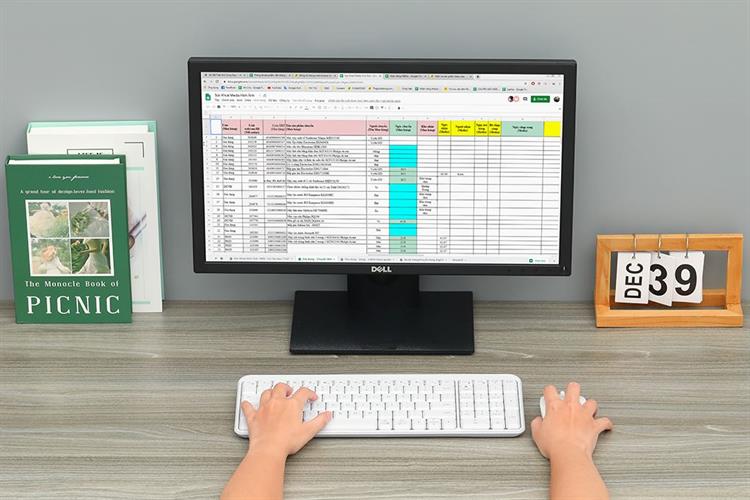 Bộ Bàn Phím Chuột Bluetooth Logitech MK250 Màu Trắng