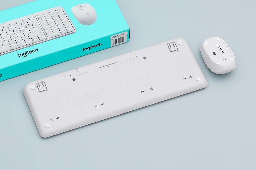 Bộ Bàn Phím Chuột Bluetooth Logitech MK250 Màu Trắng