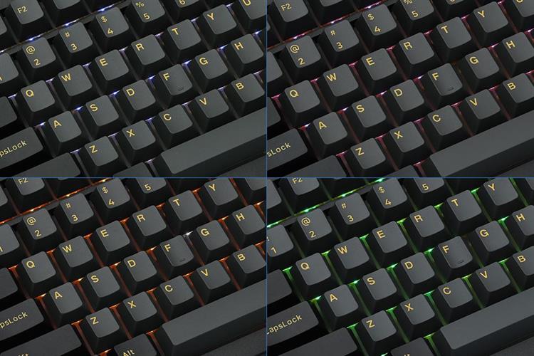 Bàn Phím Cơ Bluetooth Akko 5075B Plus Black & Gold Màu Đen