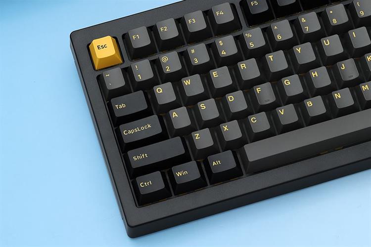 Bàn Phím Cơ Bluetooth Akko 5075B Plus Black & Gold Màu Đen