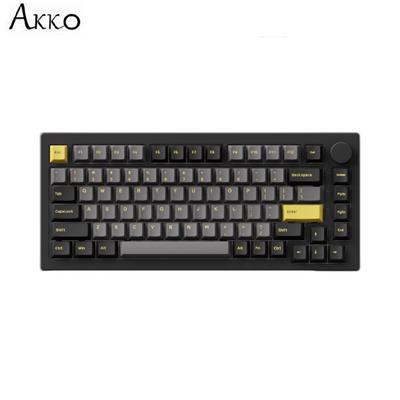 Bàn Phím Cơ Bluetooth Akko 5075B Plus Black & Gold