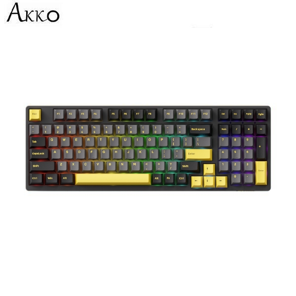 Bàn Phím Cơ Bluetooth Akko 3098B Plus Black & Gold Fairy Silent switch