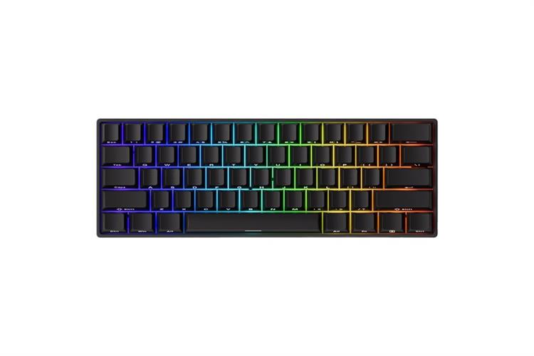Bàn Phím Cơ Có Dây Akko FUN60 Pro SP Black Akko Glare Magnetic Switches 5943