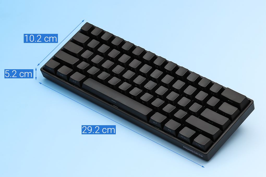 Bàn Phím Cơ Có Dây Akko FUN60 Pro SP Black Akko Glare Magnetic Switches 5943 Màu Đen
