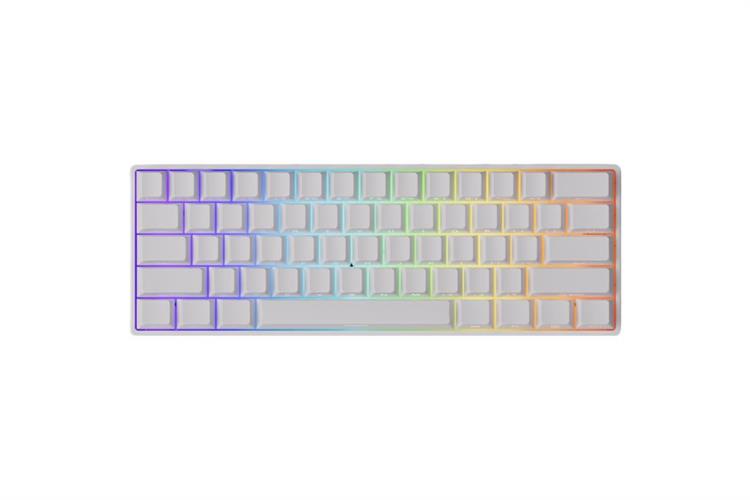 Bàn Phím Cơ Có Dây Akko FUN60 Pro SP White Akko Glare Magnetic Switches 5936