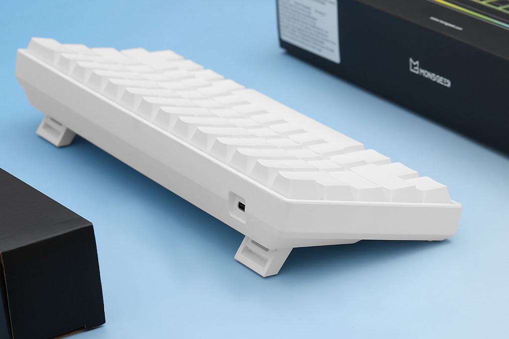 Bàn Phím Cơ Có Dây Akko FUN60 Pro SP White Akko Glare Magnetic Switches 5936 Màu Trắng