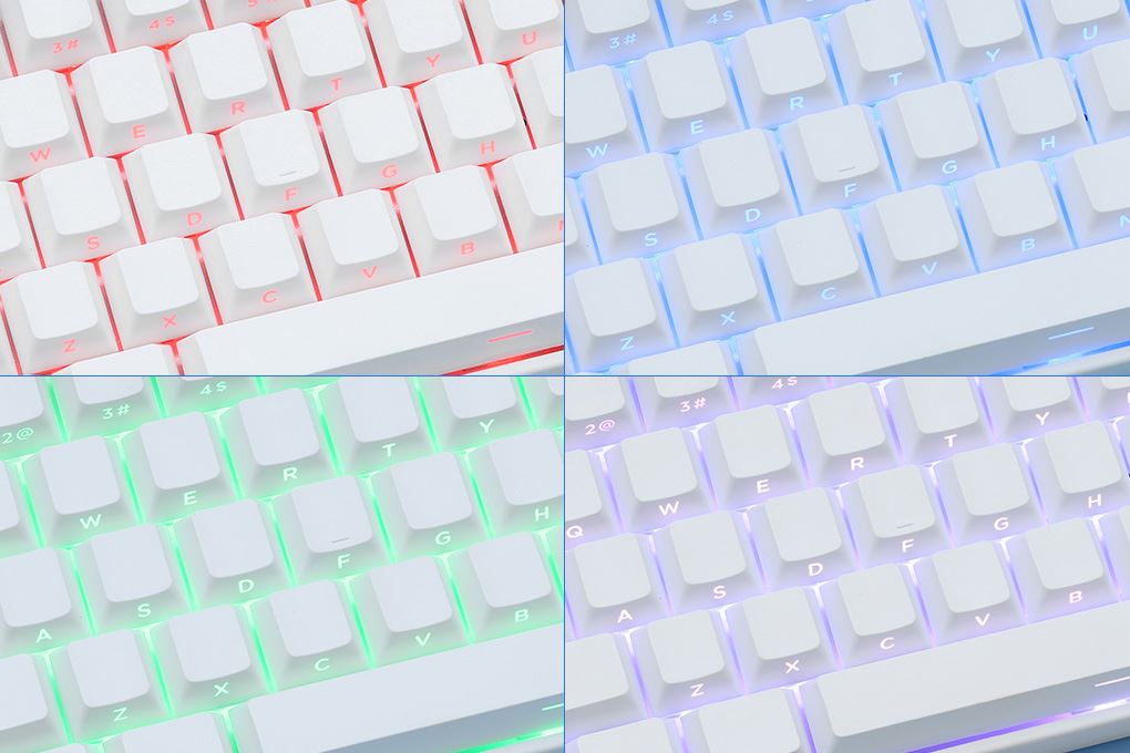 Bàn Phím Cơ Có Dây Akko FUN60 Pro SP White Akko Glare Magnetic Switches 5936 Màu Trắng