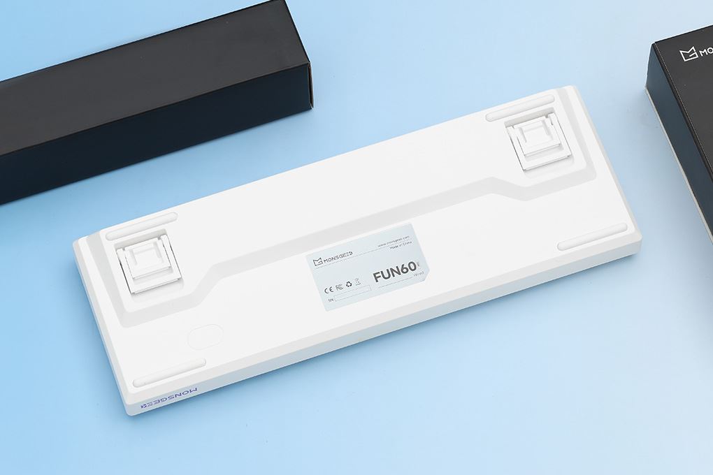 Bàn Phím Cơ Có Dây Akko FUN60 Pro SP White Akko Glare Magnetic Switches 5936 Màu Trắng