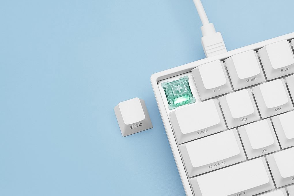 Bàn Phím Cơ Bluetooth Akko FUN60 Max SP Glare Magnetic Switches Màu Trắng