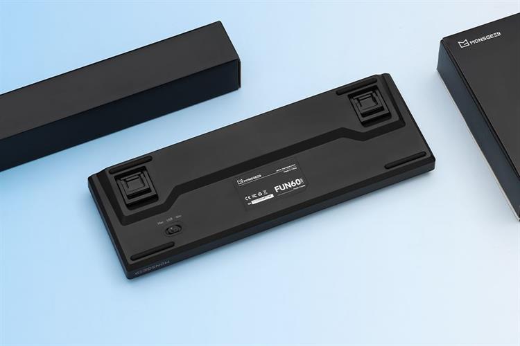 Bàn Phím Cơ Bluetooth Akko FUN60 Max SP Glare Magnetic Switches Màu Đen