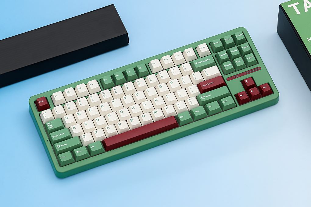 Bàn Phím Cơ Bluetooth Akko TAC87 Matcha Red Bean Stellar Rose - 4