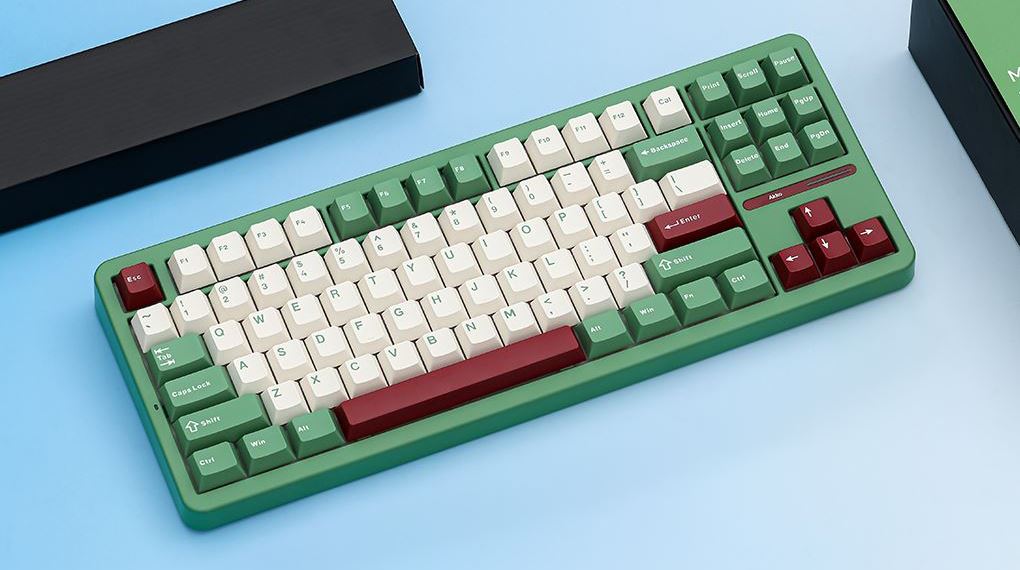 Thiết kế Tenkeyless 88 phím trên Akko TAC87 Matcha Red Bean Stellar Rose giúp tối ưu không gian Thiết kế Tenkeyless 88 phím trên Akko TAC87 Matcha Red Bean Stellar Rose giúp tối ưu không gian