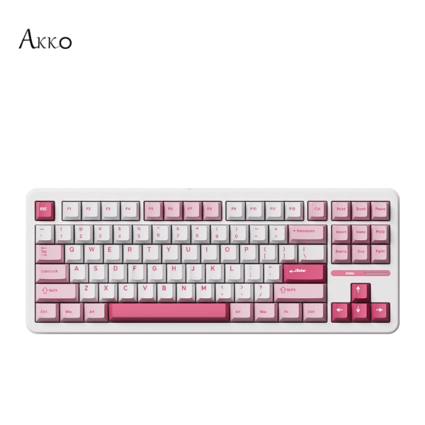 Bàn Phím Cơ Bluetooth Akko TAC87 Prunus Lannesiana Stellar Rose
