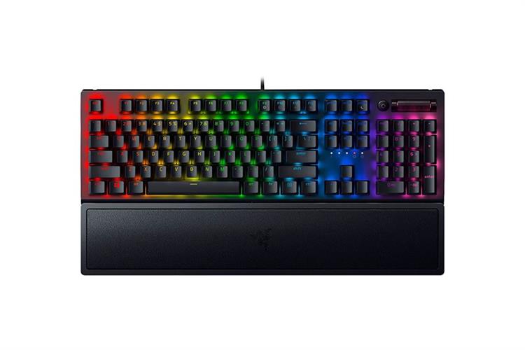 Bàn Phím Cơ Có Dây Gaming Razer BlackWidow V3 Green Switch Màu Đen