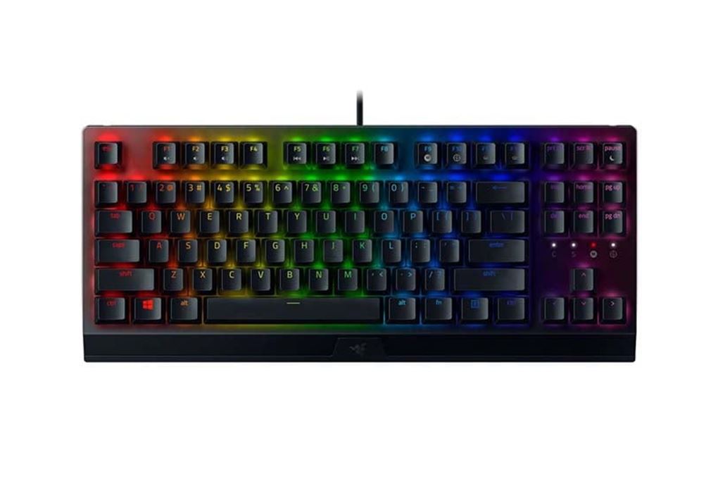 Bàn Phím Cơ Có Dây Gaming Razer BlackWidow V3 Tenkeyless Green Switch Màu Đen