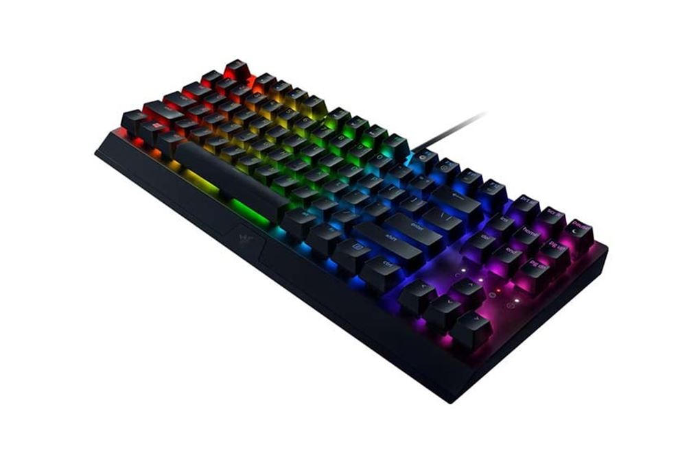 Bàn Phím Cơ Có Dây Gaming Razer BlackWidow V3 Tenkeyless Green Switch Màu Đen