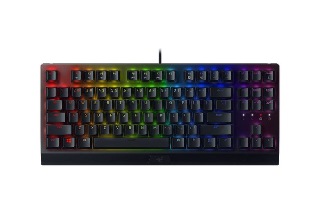 Bàn Phím Cơ Có Dây Gaming Razer BlackWidow V3 Tenkeyless Yellow Switch Màu Đen