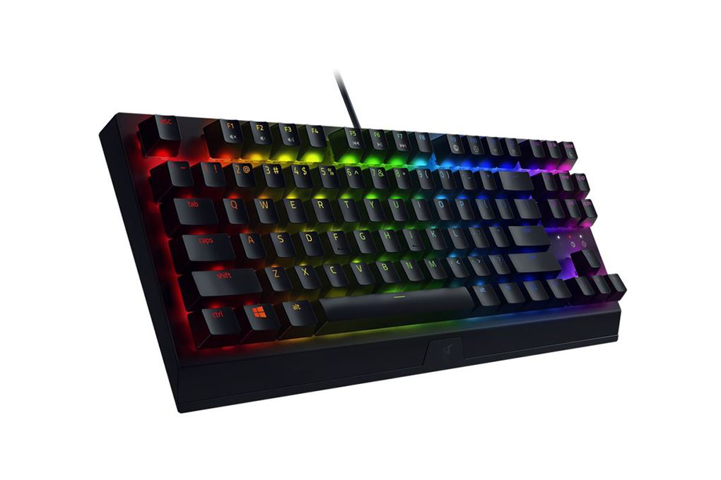 Bàn Phím Cơ Có Dây Gaming Razer BlackWidow V3 Tenkeyless Yellow Switch Màu Đen
