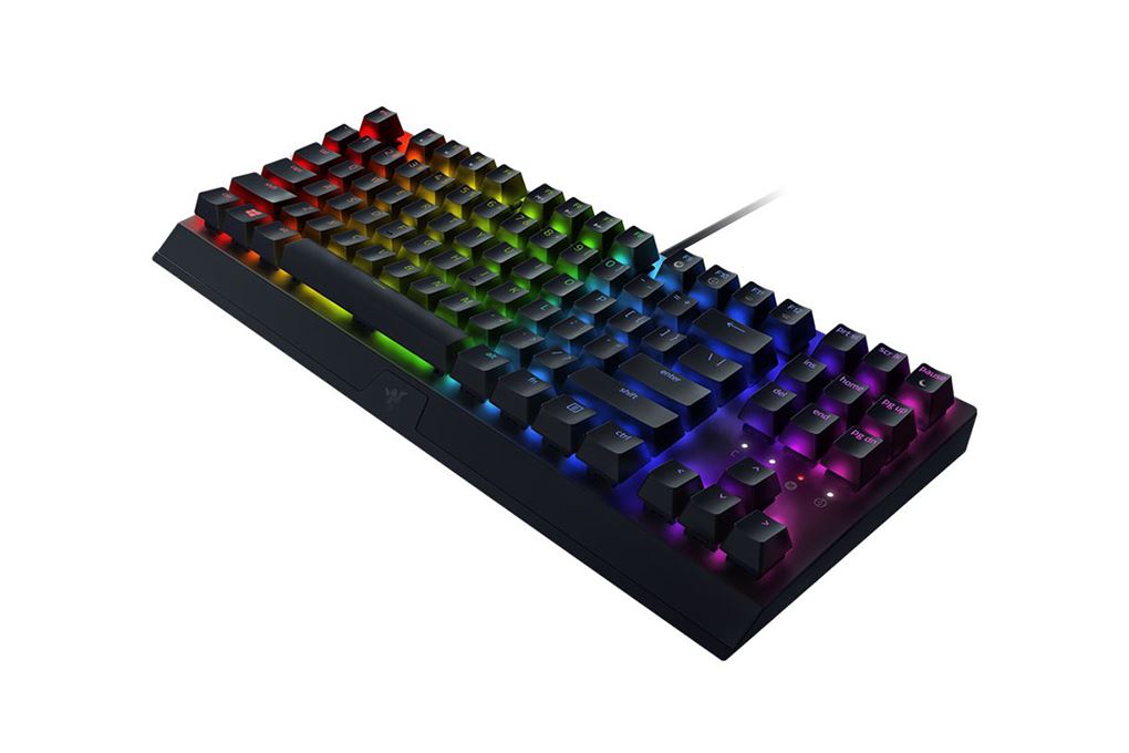Bàn Phím Cơ Có Dây Gaming Razer BlackWidow V3 Tenkeyless Yellow Switch Màu Đen