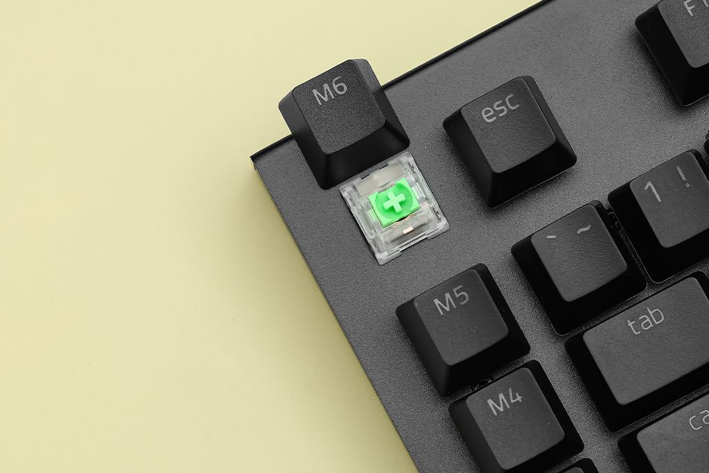Bàn Phím Cơ Có Dây Gaming Razer BlackWidow V4 X Green Switch Màu Đen