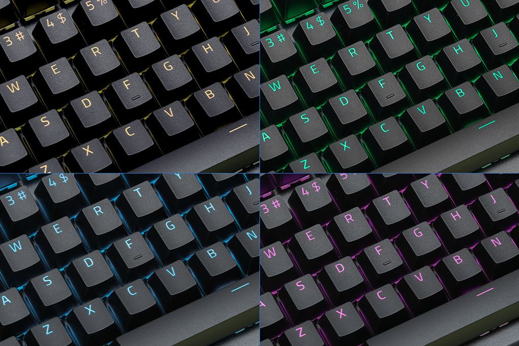 Bàn Phím Cơ Có Dây Gaming Razer BlackWidow V4 X Green Switch Màu Đen