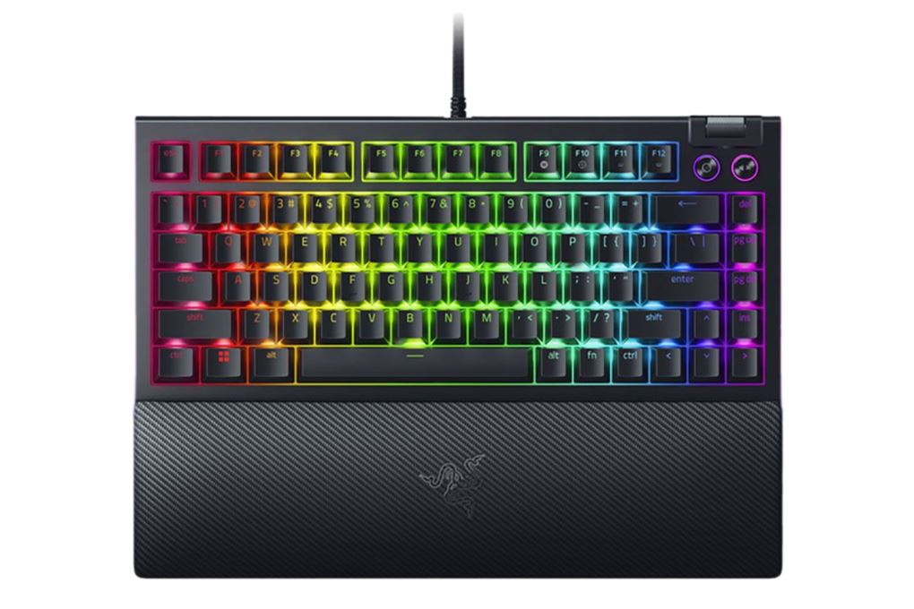 Bàn Phím Cơ Có Dây Gaming Razer BlackWidow V4 75% Màu Đen