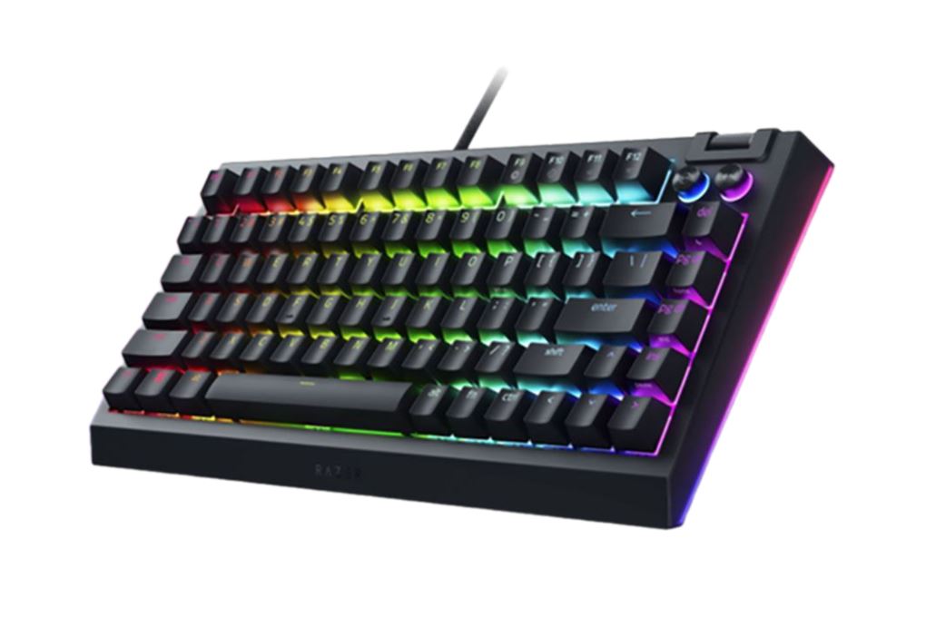 Bàn Phím Cơ Có Dây Gaming Razer BlackWidow V4 75% Màu Đen