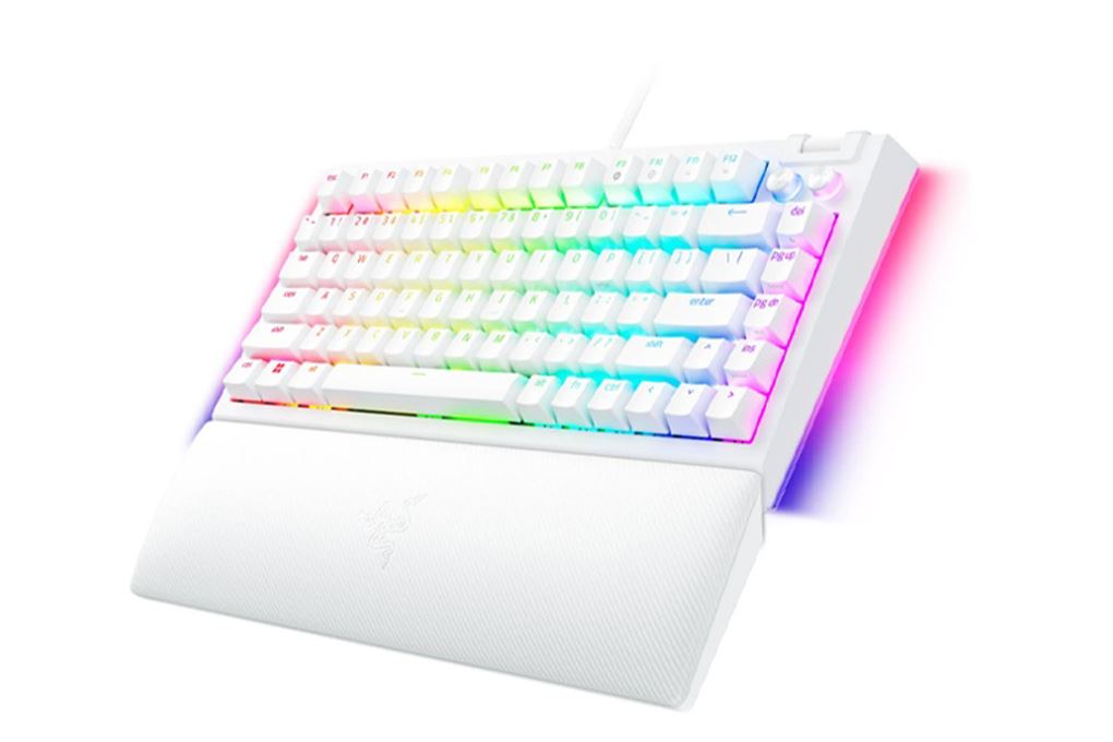 Bàn Phím Cơ Có Dây Gaming Razer BlackWidow V4 75% White Edition Màu Trắng