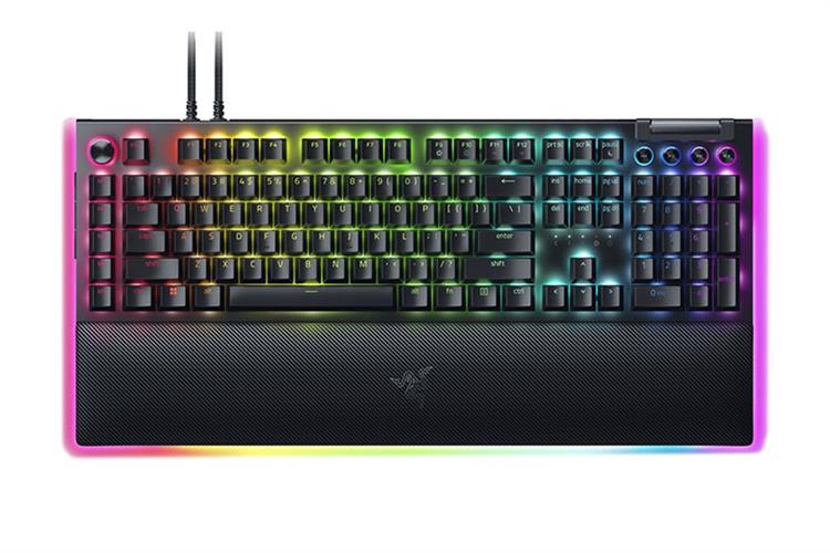 Bàn Phím Cơ Có Dây Gaming Razer BlackWidow V4 Pro Green Switch Màu Đen