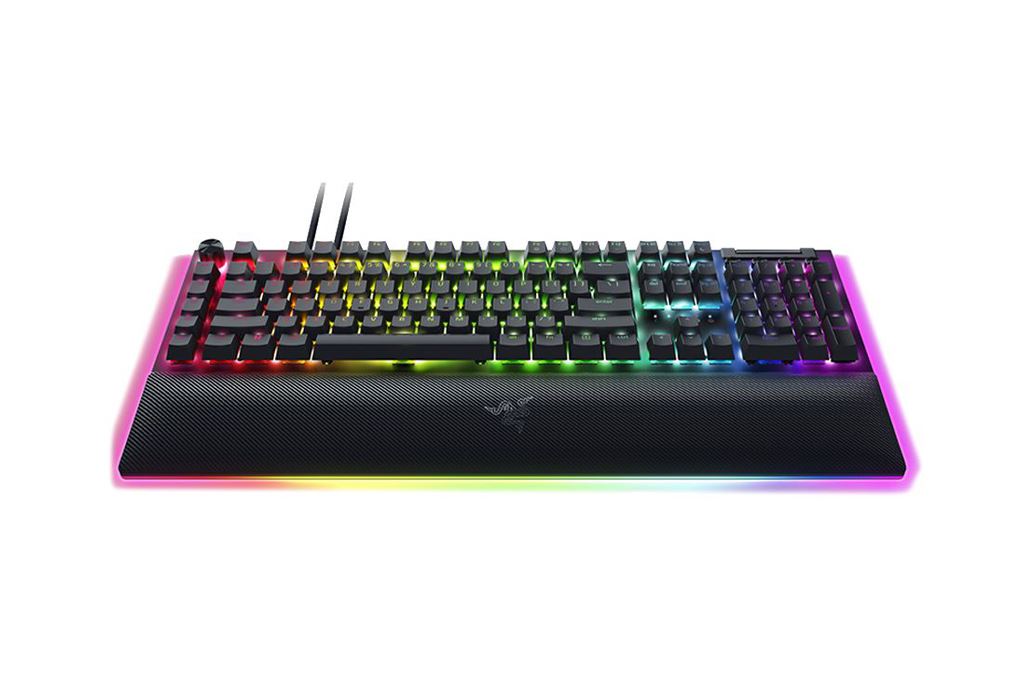 Bàn Phím Cơ Có Dây Gaming Razer BlackWidow V4 Pro Yellow Switch Màu Đen