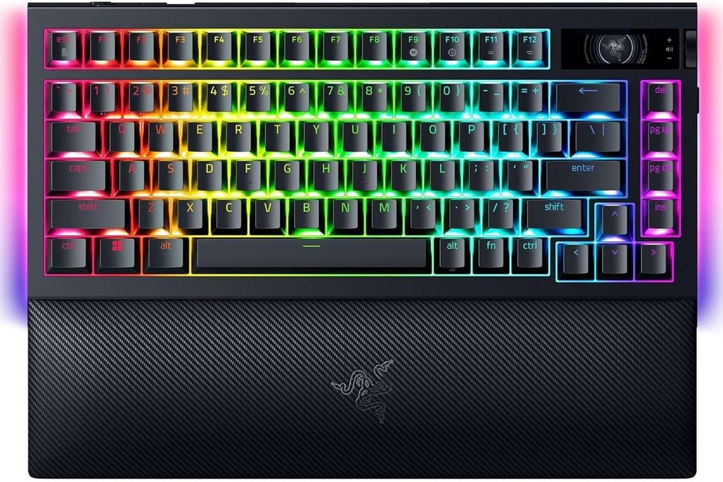Bàn Phím Cơ Bluetooth Razer BlackWidow V4 Pro 75% Màu Đen