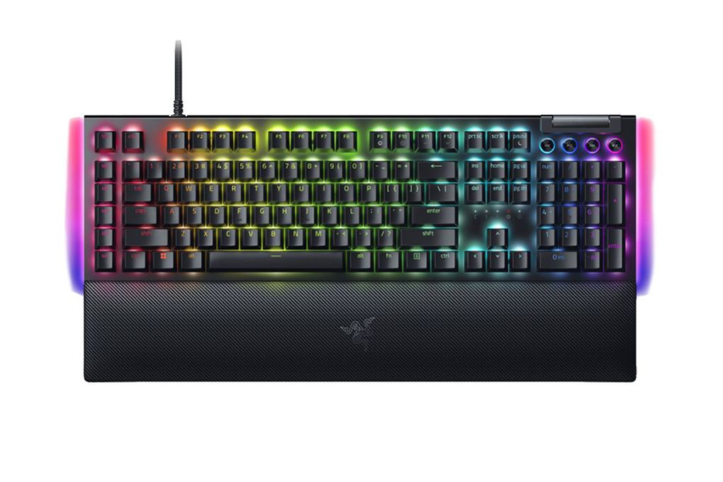 Bàn Phím Cơ Có Dây Gaming Razer BlackWidow V4 Yellow Switch Màu Đen