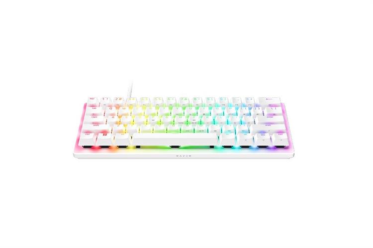 Bàn Phím Cơ Có Dây Gaming Razer Huntsman V3 Pro Mini 60% Analog Optical Màu Trắng