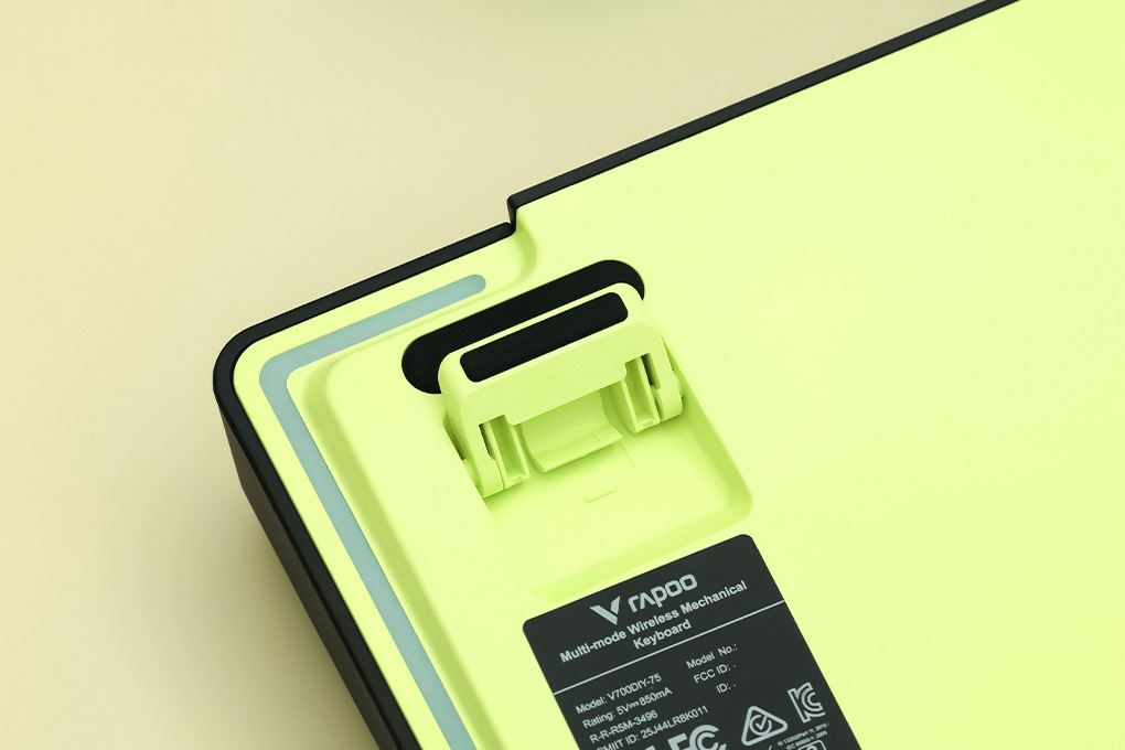 Bàn Phím Cơ Bluetooth Rapoo V700DIY 75 Màu Đen - Xám