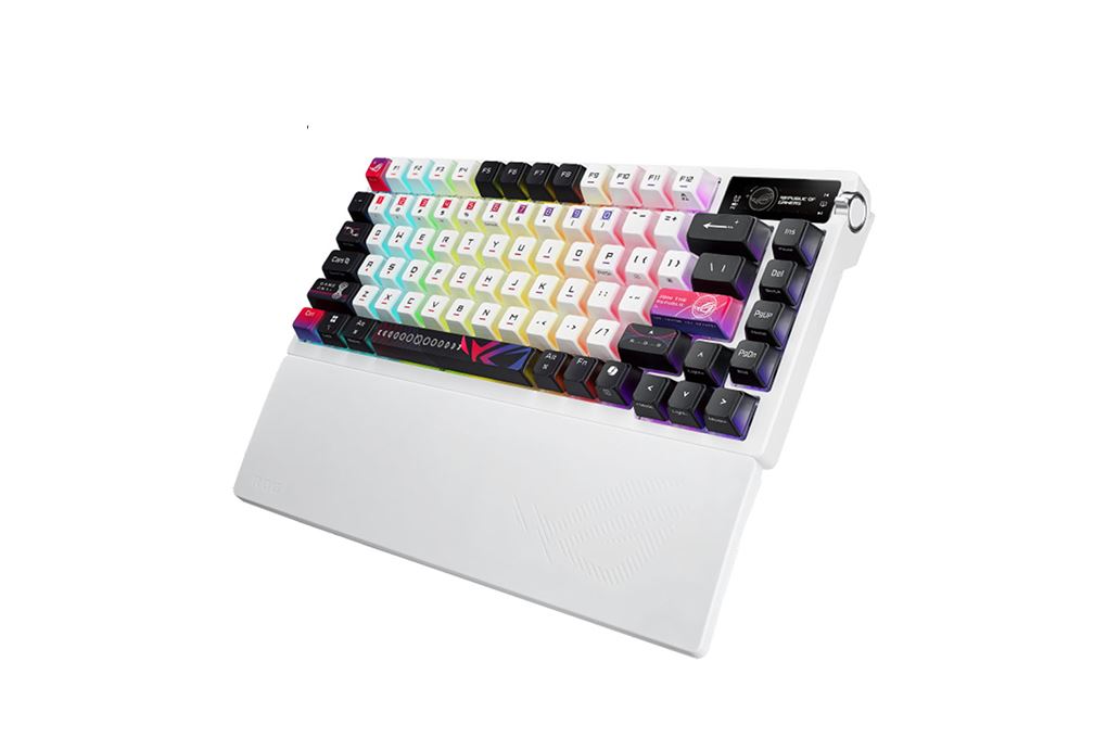 Bàn Phím Cơ Bluetooth Asus ROG AZOTH X M704 Snow Màu Trắng