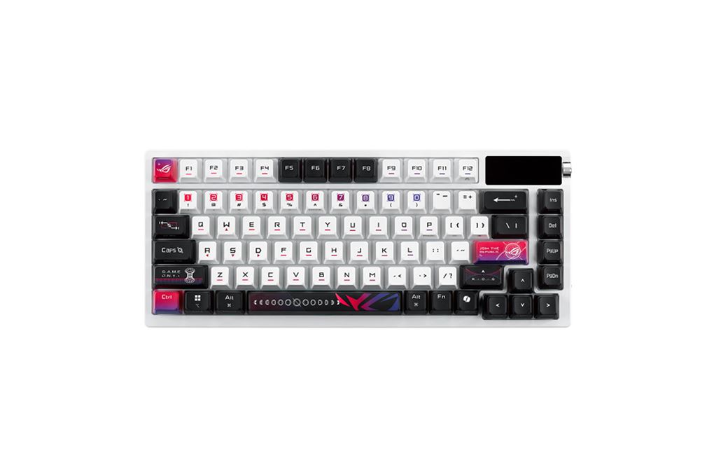Bàn Phím Cơ Bluetooth Asus ROG AZOTH X M704 Snow Màu Trắng