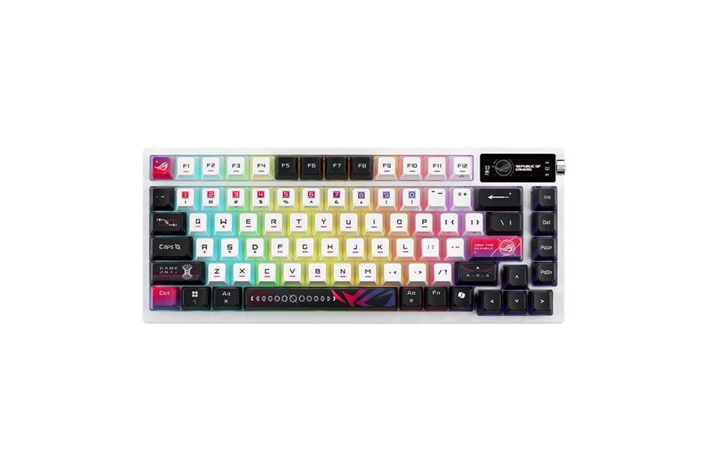 Bàn Phím Cơ Bluetooth Asus ROG AZOTH X M704 Storm Màu Trắng