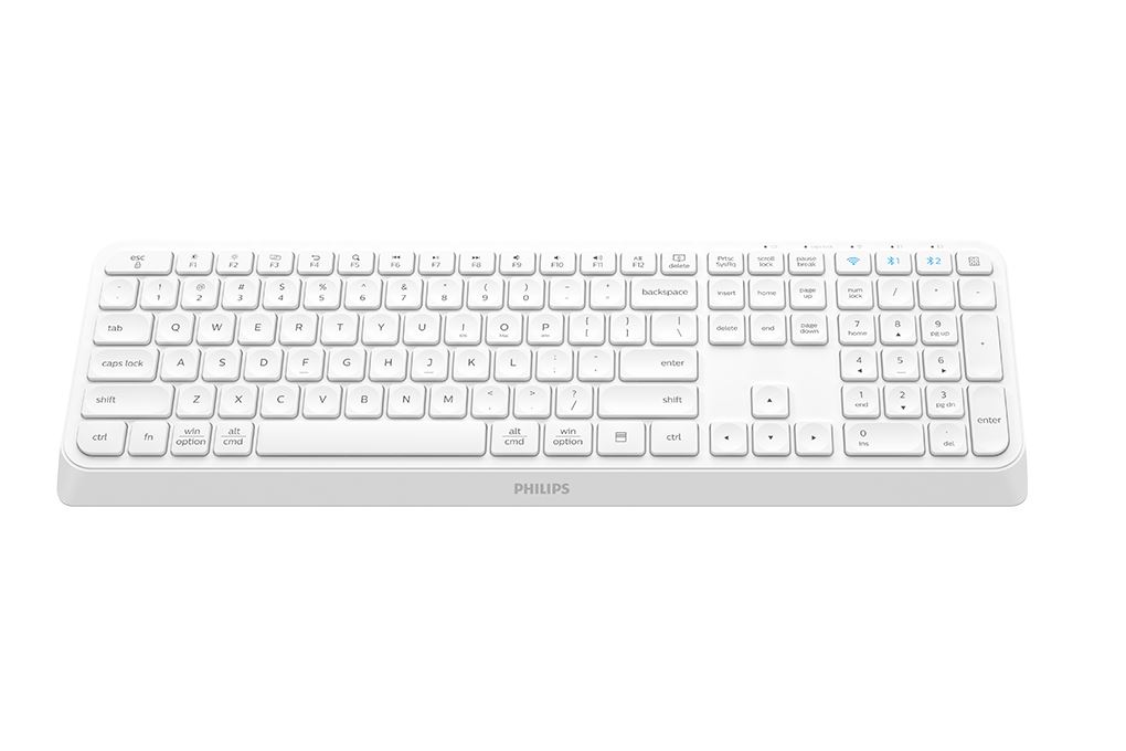 Bàn Phím Bluetooth Philips SPK6407 Màu Trắng