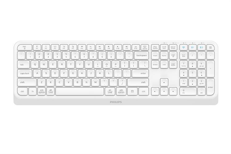 Bàn Phím Bluetooth Philips SPK6407 Màu Trắng