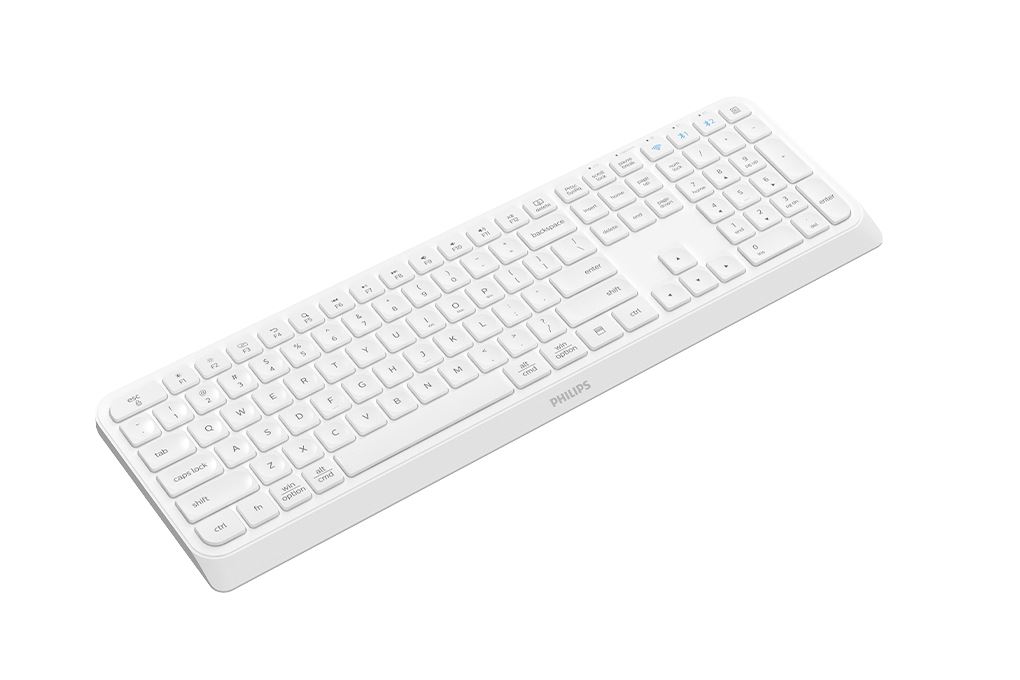 Bàn Phím Bluetooth Philips SPK6407 Màu Trắng