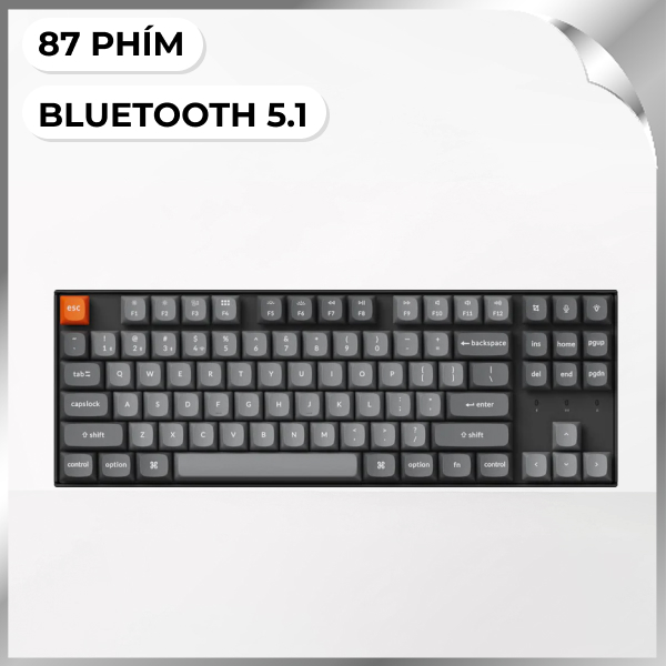 Bàn Phím Cơ Bluetooth Keychron K8M-B1