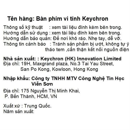 Bàn Phím Bluetooth Keychron B1P-K9 Pro Màu Đen