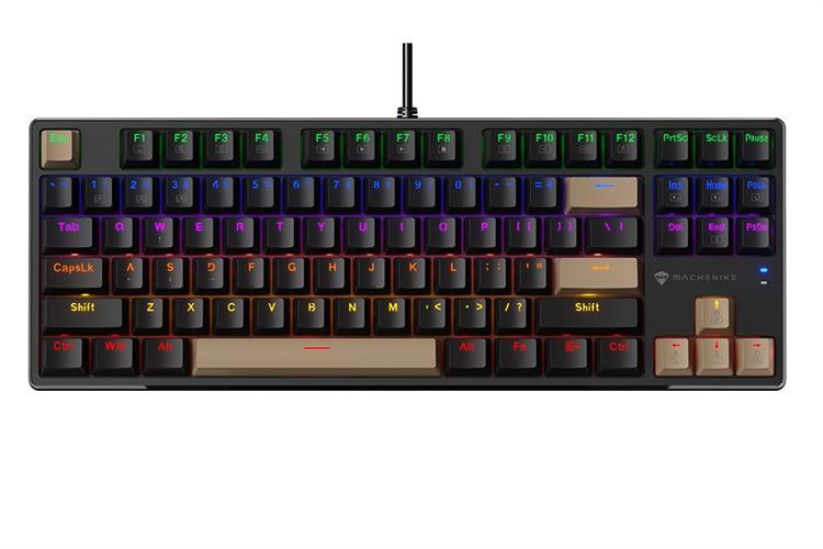 Bàn Phím Cơ Có Dây Machenike K500B B87 Wired Red switch LED Backlit Màu Đen