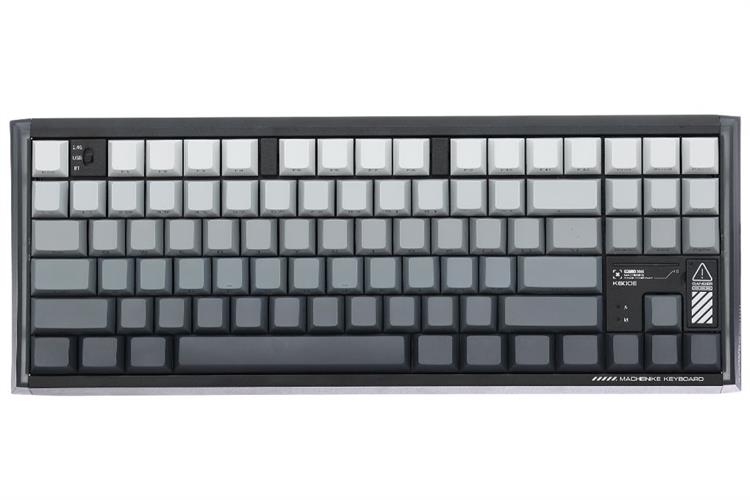 Bàn Phím Cơ Bluetooth Machenike K600E B87W GR Silver switch RGB Side Printed Màu Đen