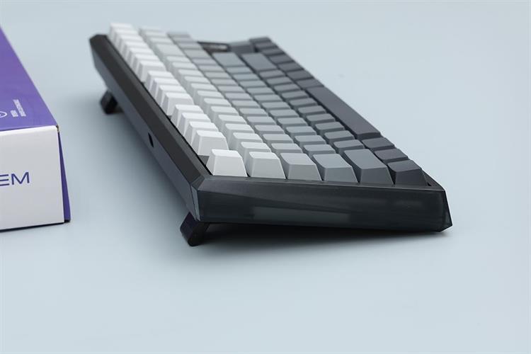 Bàn Phím Cơ Bluetooth Machenike K600E B87W GR Silver switch RGB Side Printed Màu Đen