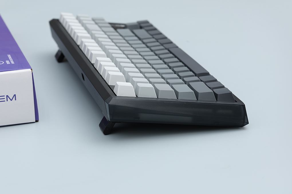 Bàn Phím Cơ Bluetooth Machenike K600E B87W GR Silver switch RGB Side Printed Màu Đen