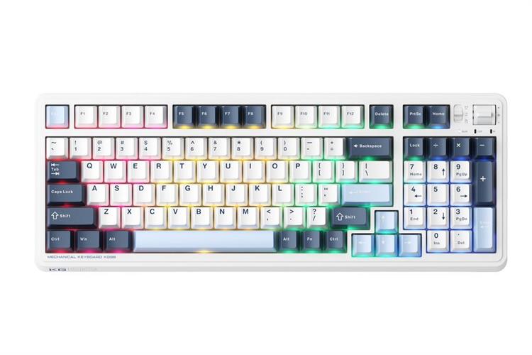 Bàn Phím Cơ Bluetooth Machenike KG98 RGB Purple-Gold Switch Màu Màu kết hợp