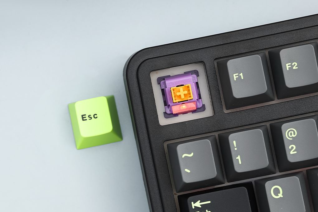 Bàn Phím Cơ Bluetooth Machenike KG98 RGB Purple-Gold Switch Màu Đen