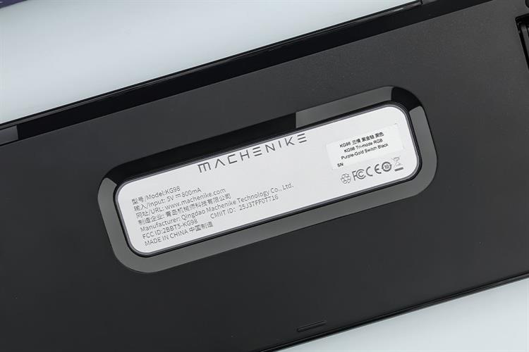 Bàn Phím Cơ Bluetooth Machenike KG98 RGB Purple-Gold Switch Màu Đen