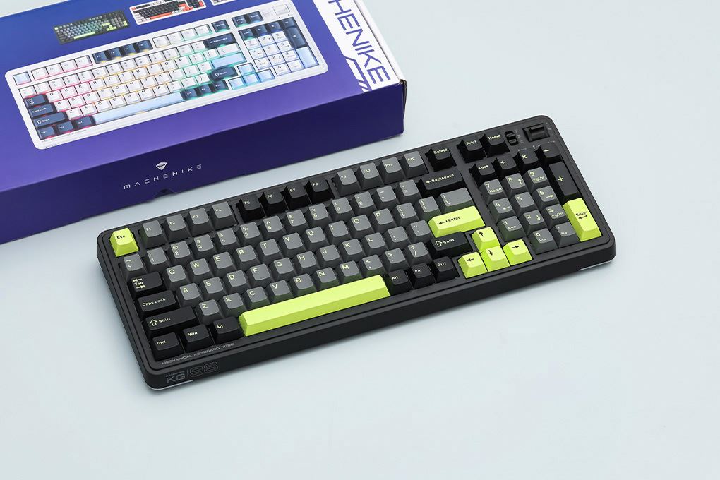 Bàn Phím Cơ Bluetooth Machenike KG98 RGB Purple-Gold Switch Màu Đen